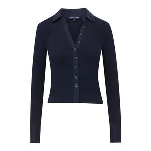 Veronica Beard Navy Button-Up long sleeve size S/P